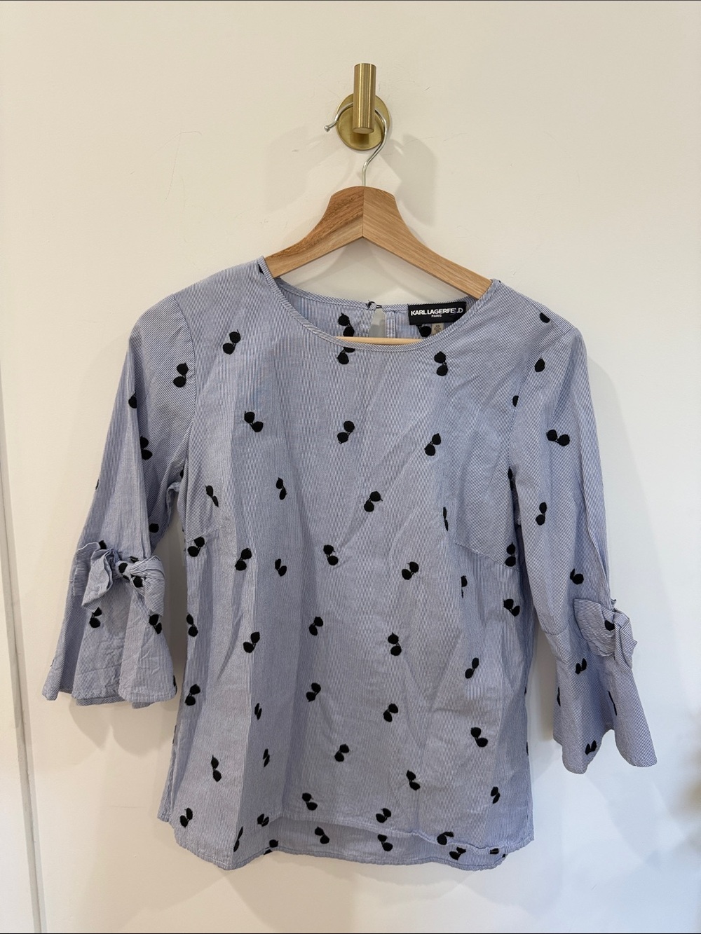 Karl Lagerfield Detailed Blouse